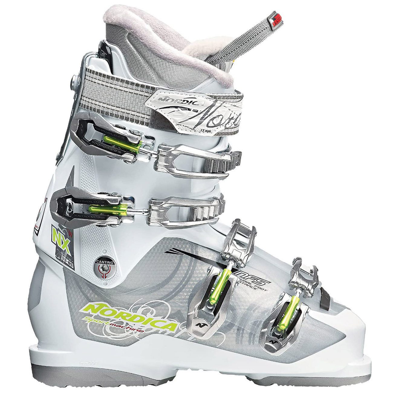 NORDICA Sportmachine NX W Women’s Ski Boots-Ασημί λευκό