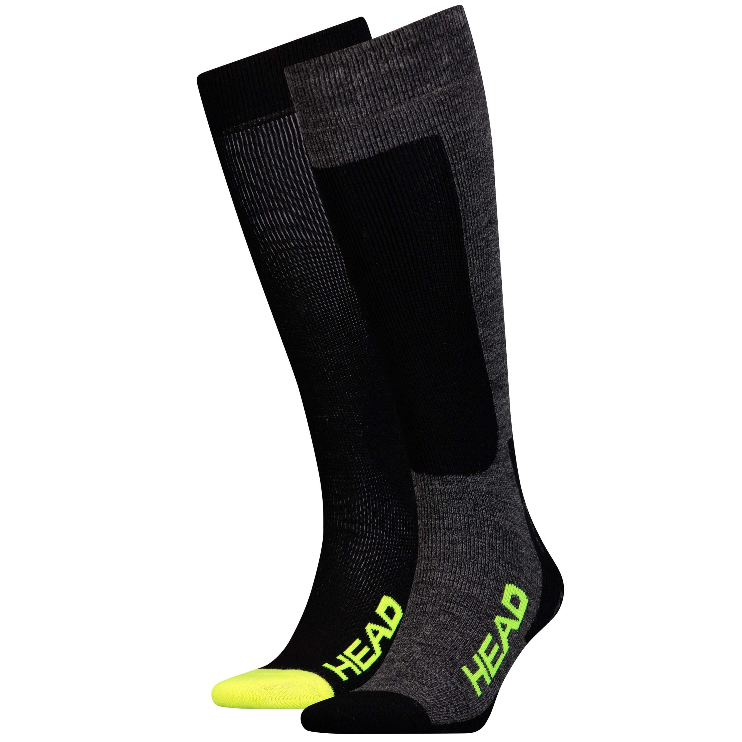 HEAD 2packs κάλτσες σκι 791003001 817 039-Neon yellow