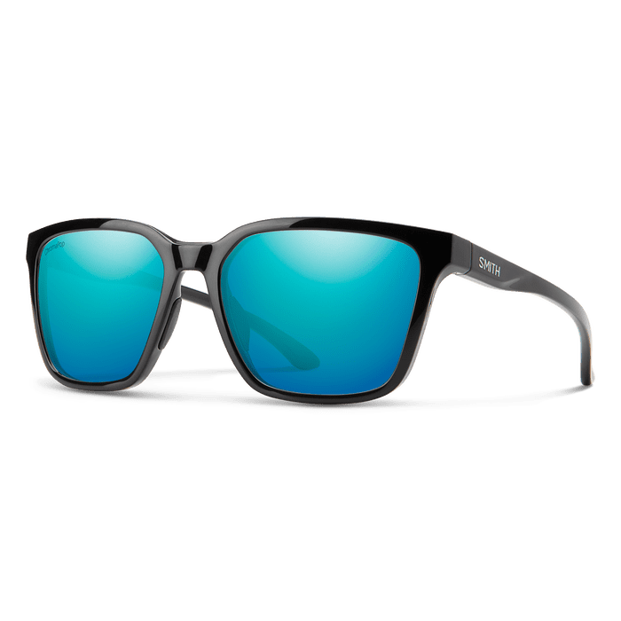 SMITH LShoutout Lifestyle Sunglasses 20230280757QG-Black + ChromaPop Polarized Opal Mirror Lens