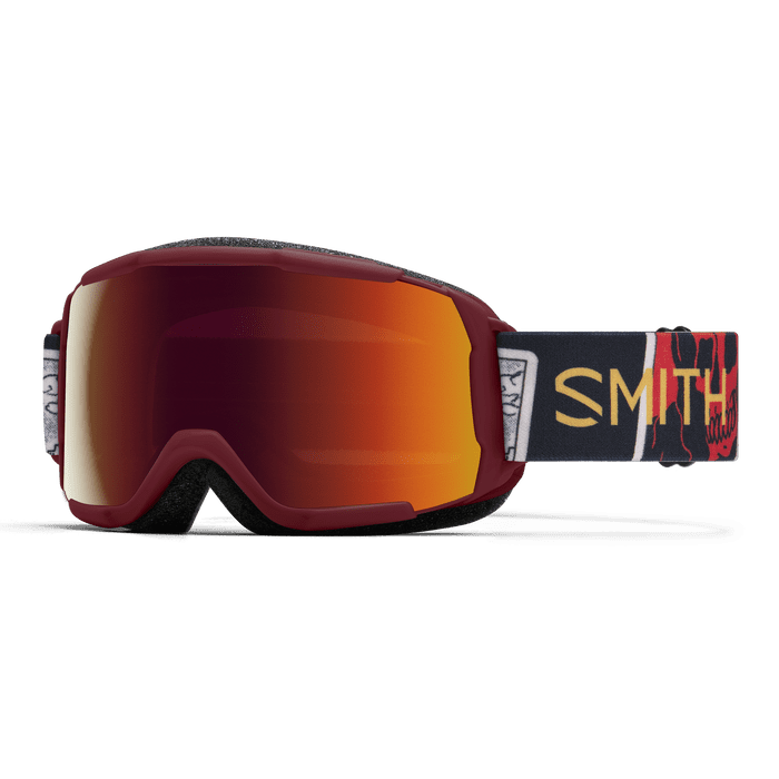 SMITH Snow google Grom M006660NL99C1-Sangria Fortune Teller + Red Sol-X Mirror Lens