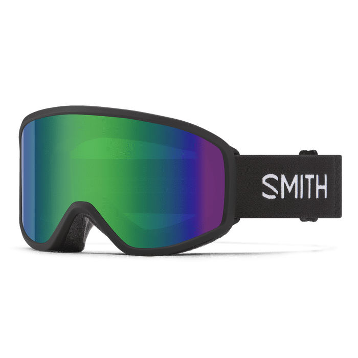 SMITH Snow google Reason OTG M007722QJ99C5-Black + Green Sol-X Mirror Lens